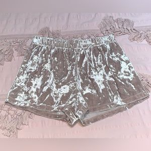 Crushed Velvet Shorts